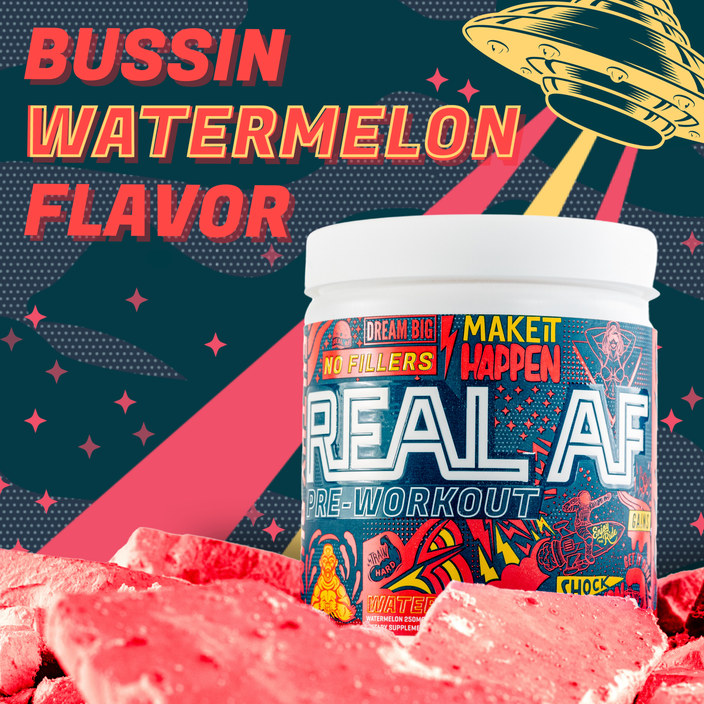 Real AF Pre-Workout Watermelon